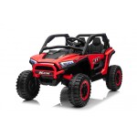 Mamido Mamido Elektrické autíčko Buggy UTV KCK 4x4 červené 24V | 800W | 50 kg | EVA | LED | 2,4 Ghz | ECO koža
