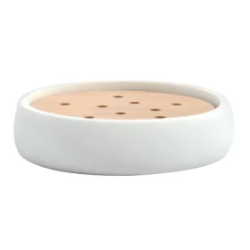 Spirella Sven mydlenka biela / polyresin / drevo (7610583214188)