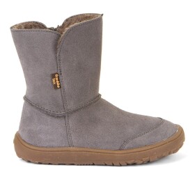 Detská zimná barefoot obuv TEX SUEDE Gray, Froddo, G3160238-3, sivá - 31