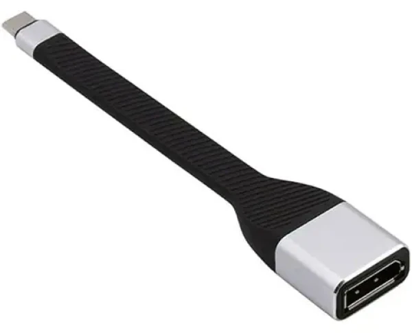Techly ICOC-USBC-DP12 čierna / Adaptér USB-C na DisplayPort / 4K 60Hz / 0,131 m (ICOC-USBC-DP12)