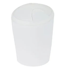Spirella MOVE výklopný odpadkový kôš 2 L ľadovo biela / plast (7610583095909)