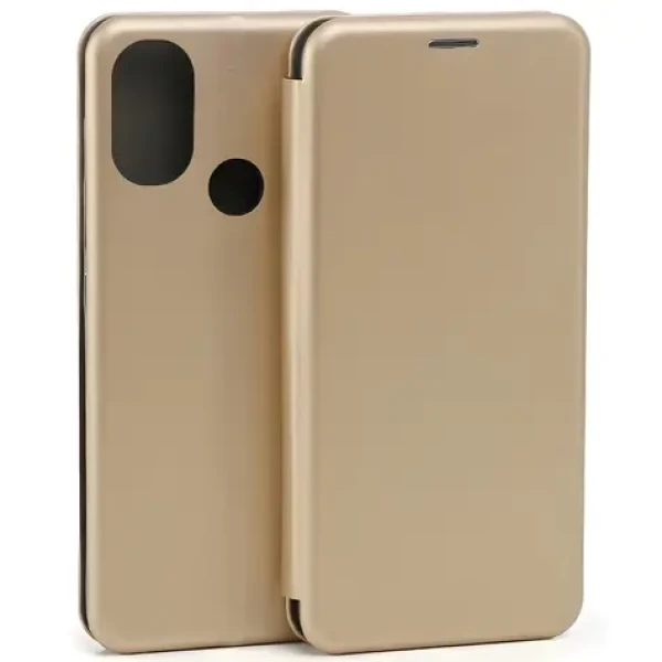 Beline Book Magnetic pre Motorola Moto Edge 30 zlaté / Puzdro typu kniha / Stojanček / Vrecko na kartu