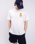 Thinking MU Crayon Flower Aaron Tee WHITE L