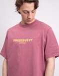 Gramicci Footprints Tee Pigment Dyed RED PIGMENT L