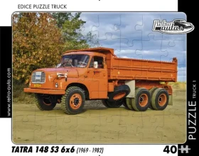 RETRO-AUTA Puzzle TRUCK č.1 Tatra 148 S3 6x6 (1969-1982)