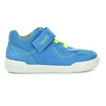 Superfit Superfree Hellblau/Gelb celoročné členkové barefoot topánky 27 EUR
