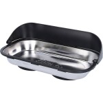 Magnetický podnos / miska z nehrdzavejúcej ocele so záchytným rámom 140 x 240 mm Brilliant Tools BT691166; BT691166