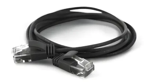 Wantec 7319 čierna / Patch kábel / Cat6a U/UTP / RJ-45 / 10 m (7319)