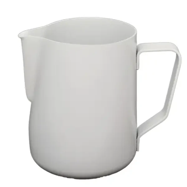 Rhinowares Kanvička na mlieko teflónová 360 ml biela / Kanvička na mlieko / Teflónový povrch / Nepriľnavá