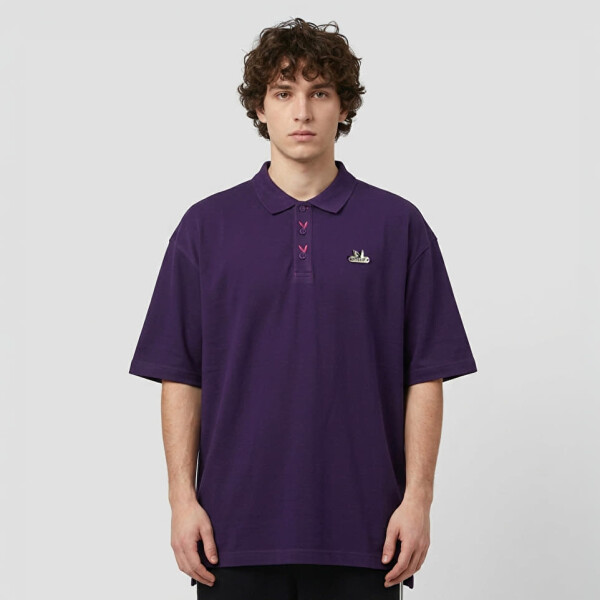 Tričko Playboy x FTSHP Short Sleeve Polo Purple S