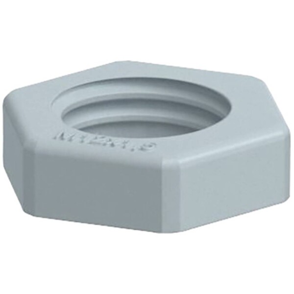 OBO Bettermann 116 M12 SGR PA poistná matka PG12 plast tmavosivá 100 ks; 2048752