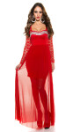 Red-Carpet-LookSexy Koucla evening dress with lace