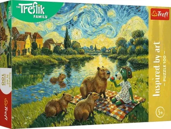 Trefl Puzzle Kŕmenie kapybar