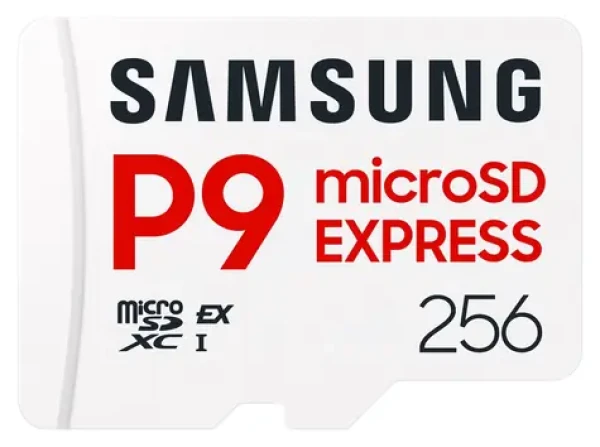 Samsung P9 Express / Pamäťová karta microSDXC / 256 GB / SD Express / UHS-I U3 / čítanie: 800 MB/s (MB-MK256T/WW)