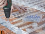 Polykarbonátová trapézová deska (číra) – Guttagliss Makro ST Guttagliss Makro ST - čirá (6000 x 1060 mm) – 6,36 m²