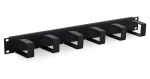 Triton RAB-VP-X21-A1 / Vyväzovací panel 19" 1U / 6x háčik 70x40 mm / kovový / čierna (RAB-VP-X21-A1)