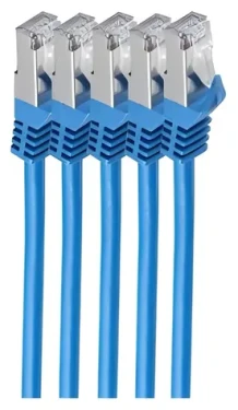Shiverpeaks Cat7 S/FTP 1m modrá / Patch kábel / RJ-45 / LSZH (BS75511-B-SET5)