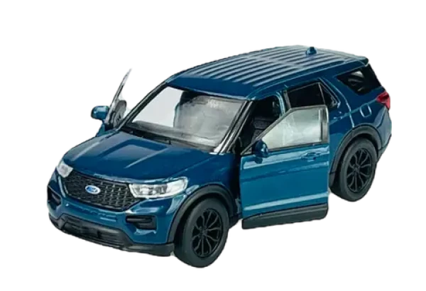 Welly Ford Explorer 2023 tmavo modrá 1:34