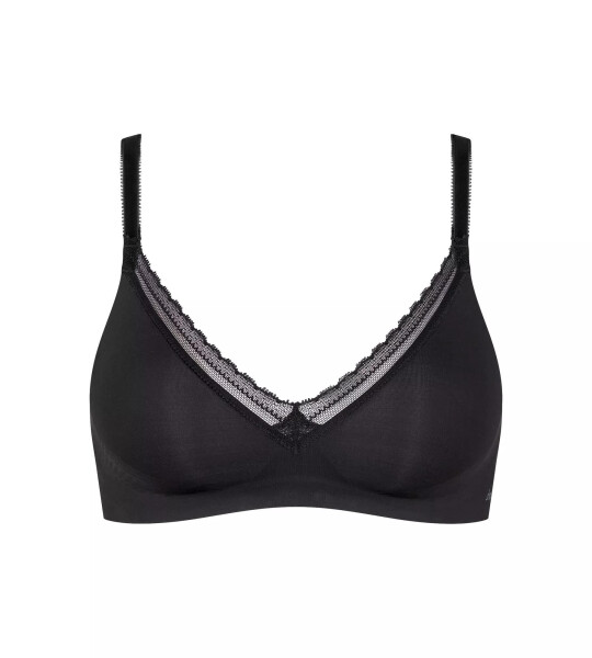 Podprsenka bez kostíc BODY ADAPT Twist Soft bra - SLOGGI černá (0004) 00XS