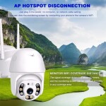 R2INVEST WIFI bezdrôtová otočná 2MPX full HD video monitorovacia kamera IR LED PIR