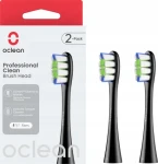 Oclean Professional Clean P1C5 čierna (2ks) / Náhradné hlavice / sonické kefky Oclean / medium (P1C5 B02)
