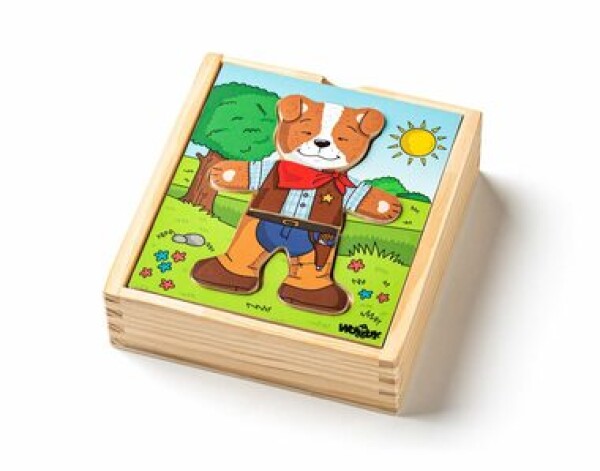 Woody Puzzle šatníková skriňa 18 dielov