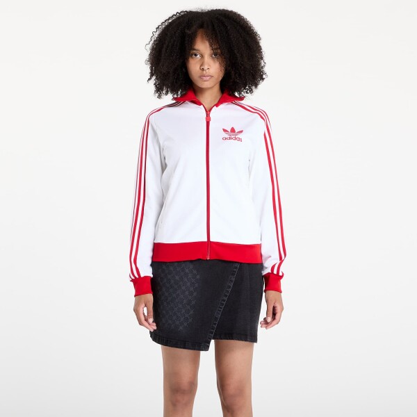 Mikina adidas Beckenbauer Track Top White/ Better Scarlet M