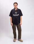 Carhartt WIP S/S Terrace Football T-Shirt Heart Train Jacquard, Black L