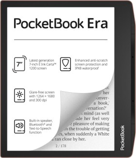 PocketBook 700 Era - Sunset Copper / Čítačka e-kníh / 7 / E-ink / 1264×1680 / 64GB / Wi-Fi / USB-C (320786)