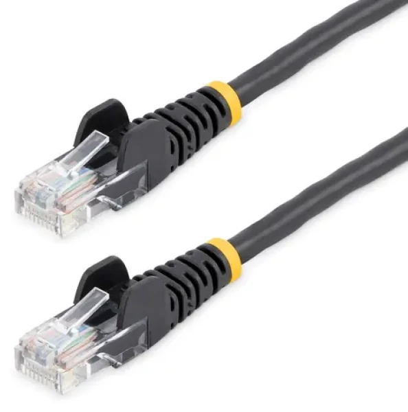 StarTech CAT5E čierna / Patch kábel / UTP / 5 m / RJ-45 / PoE (45PAT5MBK)