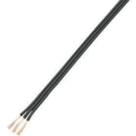 TRU COMPONENTS 1566991 opletenie / lanko 3 x 0.75 mm² čierna 20 m; 1566991