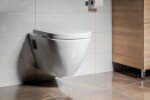 AQUALINE - NERA závesná WC misa, 35,5x50cm, biela NS952