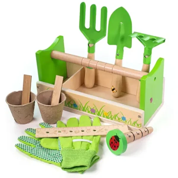 Bigjigs Toys Záhradnícky set v prepravke
