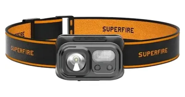 Superfire HL23-A Čelovka / 220 lm / dosah 120 m / USB-C / IP44 (HL23A)