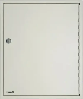 Vorel Skrinka na kľúče 80 háčikov slonová kosť / Skrinka na kľúče / 450x380x80 mm / oceľ (TO-78436)