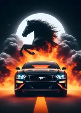 Norimpex Diamantové maľovanie Športové auto Mustang