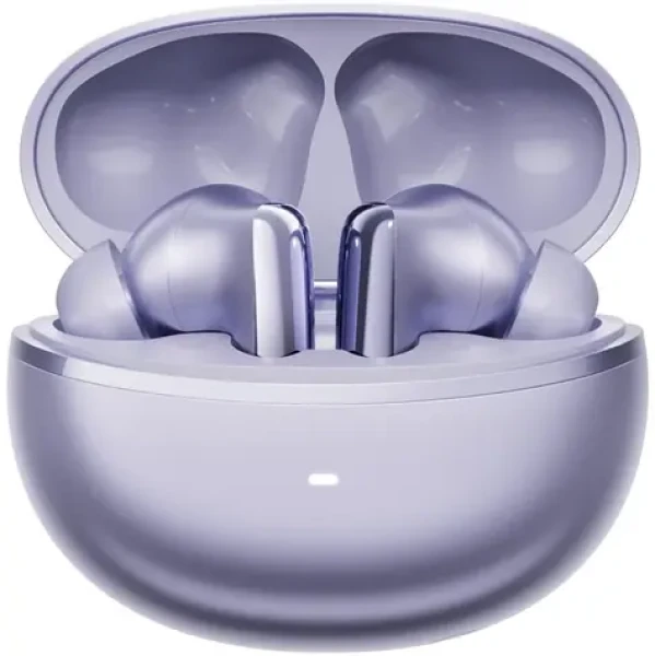 QCY MeloBuds N70 fialová / Bezdrôtové slúchadlá s mikrofónom / TWS / Bluetooth 5.0 / IPX4 / dobíjací box (HT18 Purple)