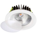 Deko Light 565184 COB 210 LED vstavané svetlo En.trieda 2021: G (A - G) pevne zabudované LED osvetlenie 37 W Dopravní biela (RAL 9016); 565184