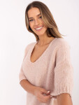 Jumper MI SW 2103.07 svetlo ružový jedna velikost