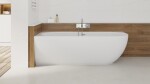Voľne stojaca vaňa SAT Nelly 175x82 cm liaty mramor ľavá NEL1700L NEL1700L