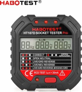 Habotest HT107D Tester zásuviek s digitálnym displejom (HT107D)
