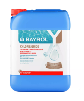BAYROL ChloriLiquide 25 kg - 20 l, tekutý prípravok na dezinfekciu bazénovej vody