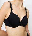 Dámska podprsenka Wild Azalea Florale WP - BLACK - black 0004 - TRIUMPH BLACK 70D