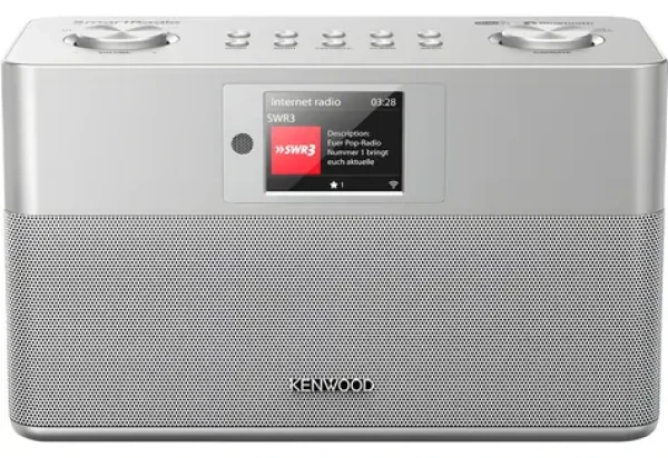 Kenwood CR-ST100S-S strieborná / Rádio / DAB+ / Wi-Fi Internetradio / Bluetooth / farebný displej (CR-ST100S-S)
