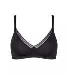 Podprsenka bez kostíc BODY ADAPT Twist Soft bra BLACK čierna 0004 SLOGGI BLACK