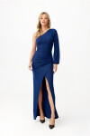 Dlhé šaty DUK0426 modré - Roco Fashion 34