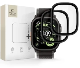 Tech-Protect ochranné sklo pre Apple Watch Ultra 49mm čierne / Ochranné sklo / 2 ks v balení