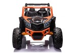 Mamido Elektrické autíčko Buggy UTV-MX 24V 4x4 oranžové