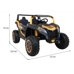 Mamido Mamido Elektrické autíčko Buggy UTV 24V 4x200W zlaté