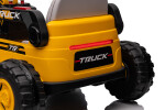Mamido Mamido Detský elektrický bager CAR-26B žltý | 4x4 | RC 2.4Ghz | EKO koža | 12V10Ah